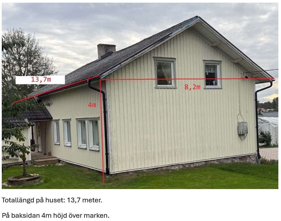 Kundens foto 2 – tak i Grästorp
